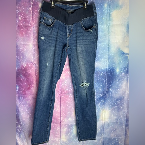 Old Navy maternity rockstar super skinny jeans - Picture 1 of 4